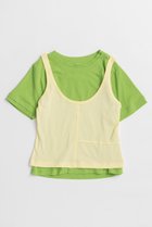 【メゾンスペシャル/MAISON SPECIAL】のLayered Color Compact T-Shirt/レイヤードカラーコンパクトTシャツ 人気、トレンドファッション・服の通販 founy(ファニー) ファッション Fashion レディースファッション Fashion for Women トップス・カットソー Cut & Sew Tops シャツ・ブラウス・オフィスカジュアル Elegant Blouses & Button-Ups ロングTシャツ・Tシャツ Longline T-Shirts & Tees カットソー・ベーシックTシャツ Cut-and-Sewn Tops / Stretch Tees & Basics おすすめ Recommended / Our Picks カットソー Cut and Sewn Top コンパクト Compact, Small Size ショート Short, Short Length スラックス Slacks, Dress Pants スリーブ Sleeve, Long Sleeve / Short Sleeve タンク Tank Top, Sleeveless Top デニム Denim, Jeans Material ベーシック Basic, Essential 夏 Summer 新作・新入荷 New Arrivals / New In thumbnail GRN(グリーン)|ID: prp329100004922600 ipo3291000000036935960