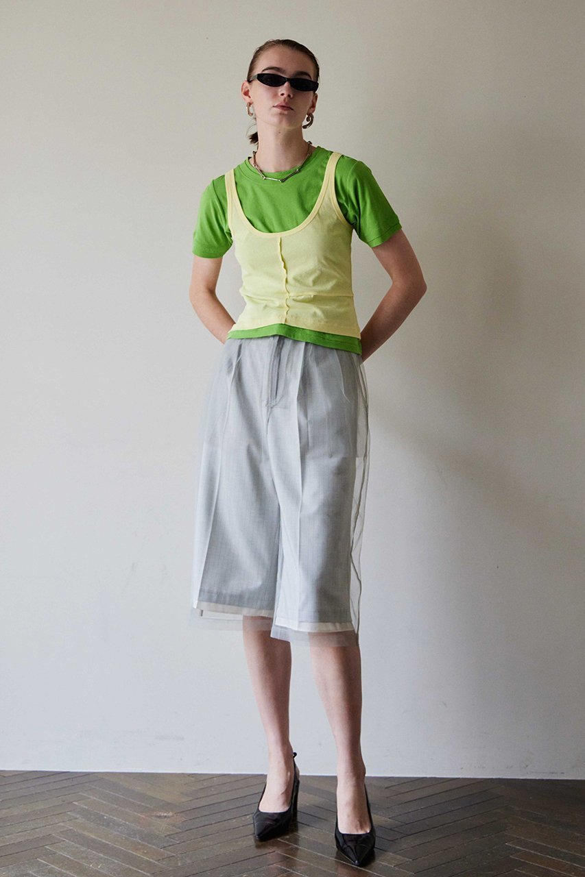 【メゾンスペシャル/MAISON SPECIAL】のLayered Color Compact T-Shirt/レイヤードカラーコンパクトTシャツ 人気、トレンドファッション・服の通販 founy(ファニー) 　ファッション　Fashion　レディースファッション　Fashion for Women　トップス・カットソー　Cut & Sew Tops　シャツ・ブラウス・オフィスカジュアル　Elegant Blouses & Button-Ups　ロングTシャツ・Tシャツ　Longline T-Shirts & Tees　カットソー・ベーシックTシャツ　Cut-and-Sewn Tops / Stretch Tees & Basics　おすすめ　Recommended / Our Picks　カットソー　Cut and Sewn Top　コンパクト　Compact, Small Size　ショート　Short, Short Length　スラックス　Slacks, Dress Pants　スリーブ　Sleeve, Long Sleeve / Short Sleeve　タンク　Tank Top, Sleeveless Top　デニム　Denim, Jeans Material　ベーシック　Basic, Essential　夏　Summer　新作・新入荷　New Arrivals / New In　other-2|ID: prp329100004922600 ipo3291000000036935962