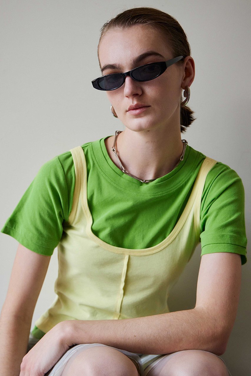 【メゾンスペシャル/MAISON SPECIAL】のLayered Color Compact T-Shirt/レイヤードカラーコンパクトTシャツ 人気、トレンドファッション・服の通販 founy(ファニー) 　ファッション　Fashion　レディースファッション　Fashion for Women　トップス・カットソー　Cut & Sew Tops　シャツ・ブラウス・オフィスカジュアル　Elegant Blouses & Button-Ups　ロングTシャツ・Tシャツ　Longline T-Shirts & Tees　カットソー・ベーシックTシャツ　Cut-and-Sewn Tops / Stretch Tees & Basics　おすすめ　Recommended / Our Picks　カットソー　Cut and Sewn Top　コンパクト　Compact, Small Size　ショート　Short, Short Length　スラックス　Slacks, Dress Pants　スリーブ　Sleeve, Long Sleeve / Short Sleeve　タンク　Tank Top, Sleeveless Top　デニム　Denim, Jeans Material　ベーシック　Basic, Essential　夏　Summer　新作・新入荷　New Arrivals / New In　other-5|ID: prp329100004922600 ipo3291000000036935972