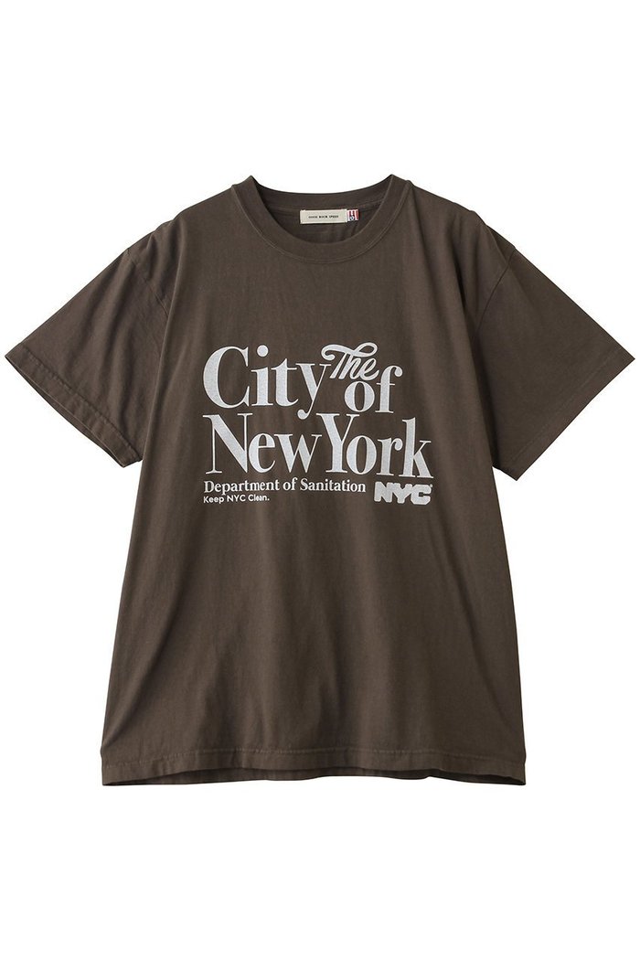 【エリオポール/heliopole】の【GOOD ROCK SPEED】NYC Tシャツ インテリア・キッズ・メンズ・レディースファッション・服の通販 founy(ファウニー) https://founy.com/ ファッション Fashion レディースファッション Fashion for Women トップス・カットソー Cut & Sew Tops シャツ・ブラウス・オフィスカジュアル Elegant Blouses & Button-Ups ロングTシャツ・Tシャツ Longline T-Shirts & Tees カットソー・ベーシックTシャツ Cut-and-Sewn Tops / Stretch Tees & Basics おすすめ Recommended / Our Picks サテン Satin, Glossy Fabric ショート Short, Short Length スリーブ Sleeve, Long Sleeve / Short Sleeve センター Center, Center Line デニム Denim, Jeans Material ボトム Bottoms, Lower Wear リラックス Relax, Relaxed Fit ロング Long, Long-Length 新作・新入荷 New Arrivals / New In |ID: prp329100004922608 ipo3291000000036936019