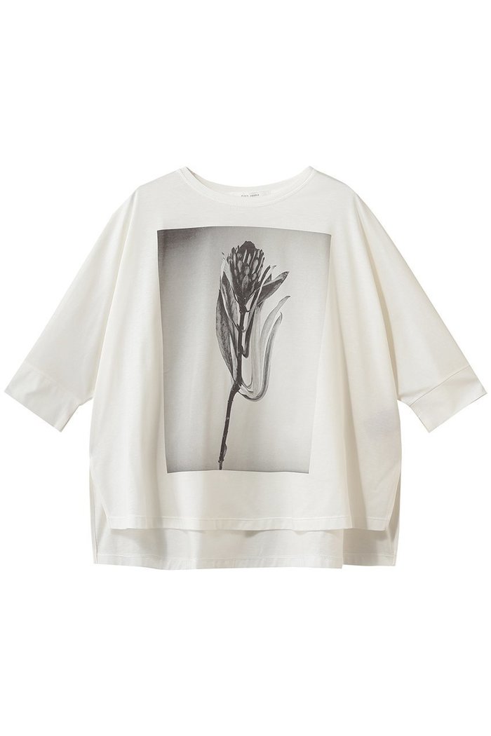 【プレインピープル/PLAIN PEOPLE】のプリントTシャツ インテリア・キッズ・メンズ・レディースファッション・服の通販 founy(ファウニー) https://founy.com/ ファッション Fashion レディースファッション Fashion for Women トップス・カットソー Cut & Sew Tops シャツ・ブラウス・オフィスカジュアル Elegant Blouses & Button-Ups ロングTシャツ・Tシャツ Longline T-Shirts & Tees カットソー・ベーシックTシャツ Cut-and-Sewn Tops / Stretch Tees & Basics ショート Short, Short Length スリーブ Sleeve, Long Sleeve / Short Sleeve フロント Front, Front Design プリント Print, Printed Pattern 半袖 Short Sleeve, Half Sleeve |ID: prp329100004922615 ipo3291000000036936056