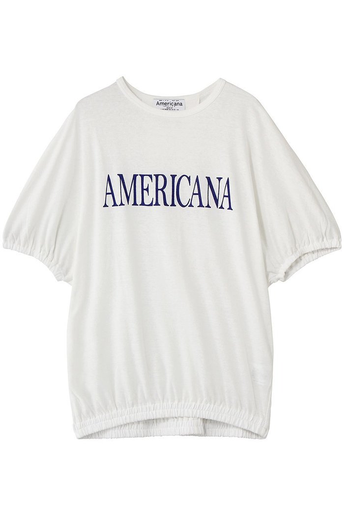 【アメリカーナ/Americana】のボックスプリーツTシャツ インテリア・キッズ・メンズ・レディースファッション・服の通販 founy(ファウニー) https://founy.com/ ファッション Fashion レディースファッション Fashion for Women トップス・カットソー Cut & Sew Tops シャツ・ブラウス・オフィスカジュアル Elegant Blouses & Button-Ups ロングTシャツ・Tシャツ Longline T-Shirts & Tees カットソー・ベーシックTシャツ Cut-and-Sewn Tops / Stretch Tees & Basics ギャザー Gathered, Ruffled ショート Short, Short Length スリーブ Sleeve, Long Sleeve / Short Sleeve バランス Balance, Style Balance プリーツ Pleats, Pleated ボックス Boxy, Box Shape ボトム Bottoms, Lower Wear |ID: prp329100004922625 ipo3291000000036936120