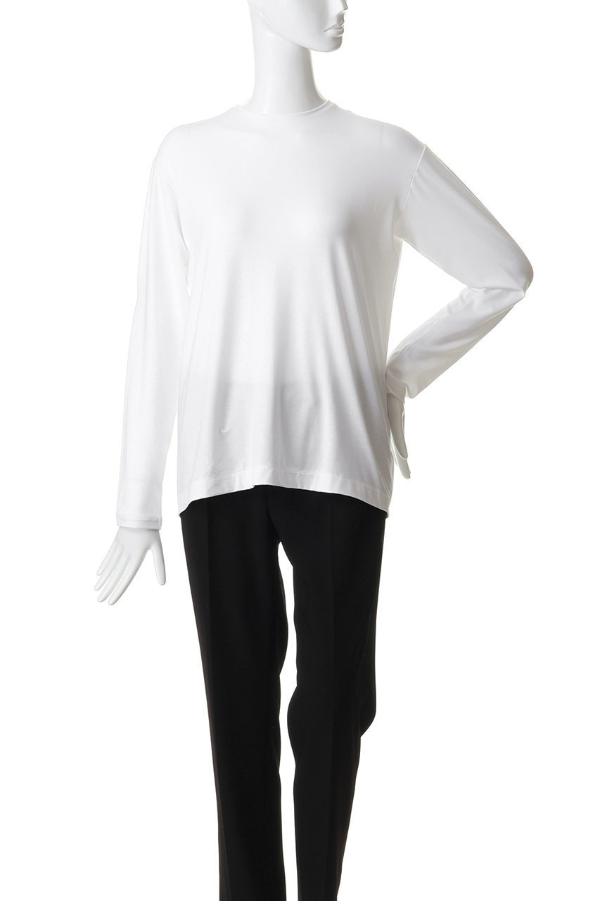 【その他のブランド/Other】のシルケットベア天竺Tシャツ 人気、トレンドファッション・服の通販 founy(ファニー) 　ファッション　Fashion　レディースファッション　Fashion for Women　トップス・カットソー　Cut & Sew Tops　シャツ・ブラウス・オフィスカジュアル　Elegant Blouses & Button-Ups　ロングTシャツ・Tシャツ　Longline T-Shirts & Tees　カットソー・ベーシックTシャツ　Cut-and-Sewn Tops / Stretch Tees & Basics　おすすめ　Recommended / Our Picks　シルケット　Silket, Silky Cotton　シンプル　Simple, Minimal　ジャケット　Jacket, Outerwear　スリーブ　Sleeve, Long Sleeve / Short Sleeve　ロング　Long, Long-Length　新作・新入荷　New Arrivals / New In　other-2|ID: prp329100004922629 ipo3291000000036936148