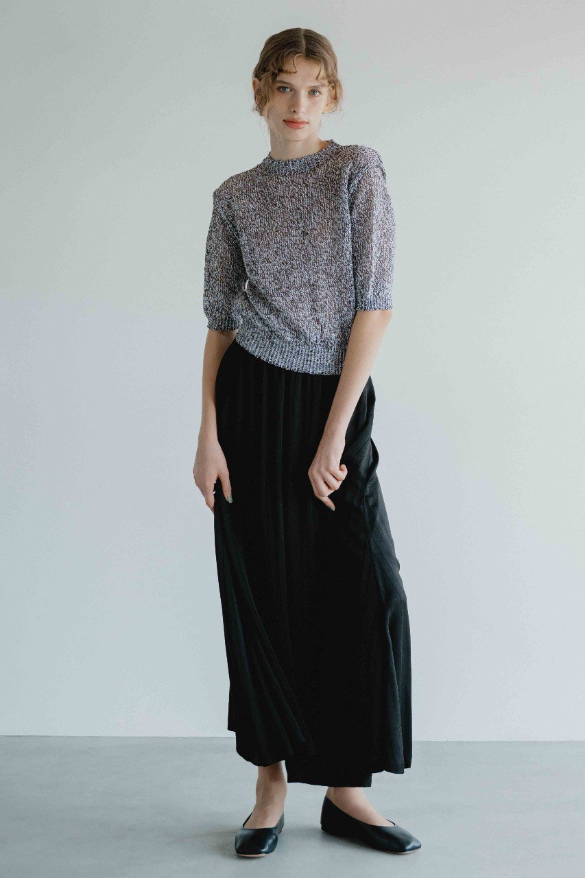 【その他のブランド/Other】のラフィアリネントップス 人気、トレンドファッション・服の通販 founy(ファニー) 　ファッション　Fashion　レディースファッション　Fashion for Women　トップス・カットソー　Cut & Sew Tops　シャツ・ブラウス・オフィスカジュアル　Elegant Blouses & Button-Ups　ロングTシャツ・Tシャツ　Longline T-Shirts & Tees　カットソー・ベーシックTシャツ　Cut-and-Sewn Tops / Stretch Tees & Basics　イタリア　Italy　ショート　Short, Short Length　スリーブ　Sleeve, Long Sleeve / Short Sleeve　ラフィア　Raffia, Natural Straw　リネン　Linen, Linen Fabric　夏　Summer　新作・新入荷　New Arrivals / New In　春　Spring　S/S・春夏　SS, Spring/Summer, Warm Season　other-6|ID: prp329100004922640 ipo3291000000036936226