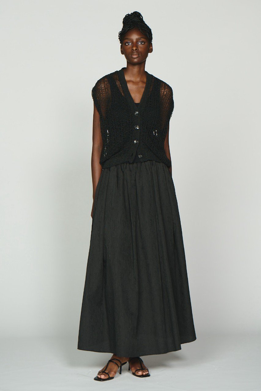 【その他のブランド/Other】のブライトポリエステルカーディガン 人気、トレンドファッション・服の通販 founy(ファニー) 　ファッション　Fashion　レディースファッション　Fashion for Women　トップス・カットソー　Cut & Sew Tops　カーディガン・羽織り　Layered Style Cardigans　シャツ・ブラウス・オフィスカジュアル　Elegant Blouses & Button-Ups　ロングTシャツ・Tシャツ　Longline T-Shirts & Tees　カットソー・ベーシックTシャツ　Cut-and-Sewn Tops / Stretch Tees & Basics　おすすめ　Recommended / Our Picks　カーディガン　Cardigan, Knitwear　キャミソール　Camisole, Spaghetti Strap Top　シアー　Sheer, See-Through　タートルネック　Turtleneck, High Neck　バランス　Balance, Style Balance　エレガント 上品　Elegant　夏　Summer　新作・新入荷　New Arrivals / New In　other-6|ID: prp329100004922642 ipo3291000000036936241