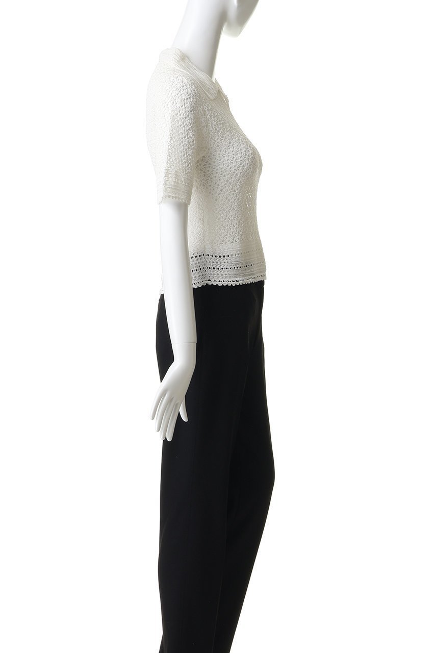 【その他のブランド/Other】のコットンシルケットかぎ針編みトップス 人気、トレンドファッション・服の通販 founy(ファニー) 　ファッション　Fashion　レディースファッション　Fashion for Women　トップス・カットソー　Cut & Sew Tops　シャツ・ブラウス・オフィスカジュアル　Elegant Blouses & Button-Ups　ロングTシャツ・Tシャツ　Longline T-Shirts & Tees　カットソー・ベーシックTシャツ　Cut-and-Sewn Tops / Stretch Tees & Basics　かぎ針　Crochet　エレガント 上品　Elegant　コンパクト　Compact, Small Size　ショート　Short, Short Length　シルケット　Silket, Silky Cotton　スリーブ　Sleeve, Long Sleeve / Short Sleeve　テクスチャー　Texture, Textured Fabric　ボトム　Bottoms, Lower Wear　夏　Summer　手編み　Hand-Knitted, Handmade Knit　新作・新入荷　New Arrivals / New In　春　Spring　S/S・春夏　SS, Spring/Summer, Warm Season　other-3|ID: prp329100004922644 ipo3291000000036936252