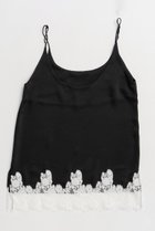 【メゾンスペシャル/MAISON SPECIAL】のLace Cami/レースキャミ 人気、トレンドファッション・服の通販 founy(ファニー) ファッション Fashion レディースファッション Fashion for Women トップス・カットソー Cut & Sew Tops キャミソール&ノースリーブ Camisoles & Sleeveless Tops シャツ・ブラウス・オフィスカジュアル Elegant Blouses & Button-Ups ロングTシャツ・Tシャツ Longline T-Shirts & Tees カットソー・ベーシックTシャツ Cut-and-Sewn Tops / Stretch Tees & Basics キャミソール Camisole, Spaghetti Strap Top サテン Satin, Glossy Fabric タンク Tank Top, Sleeveless Top レース Lace, Lace Fabric ロング Long, Long-Length 再入荷 Restock / Back in Stock thumbnail BLK(ブラック)|ID: prp329100004922661 ipo3291000000036936366