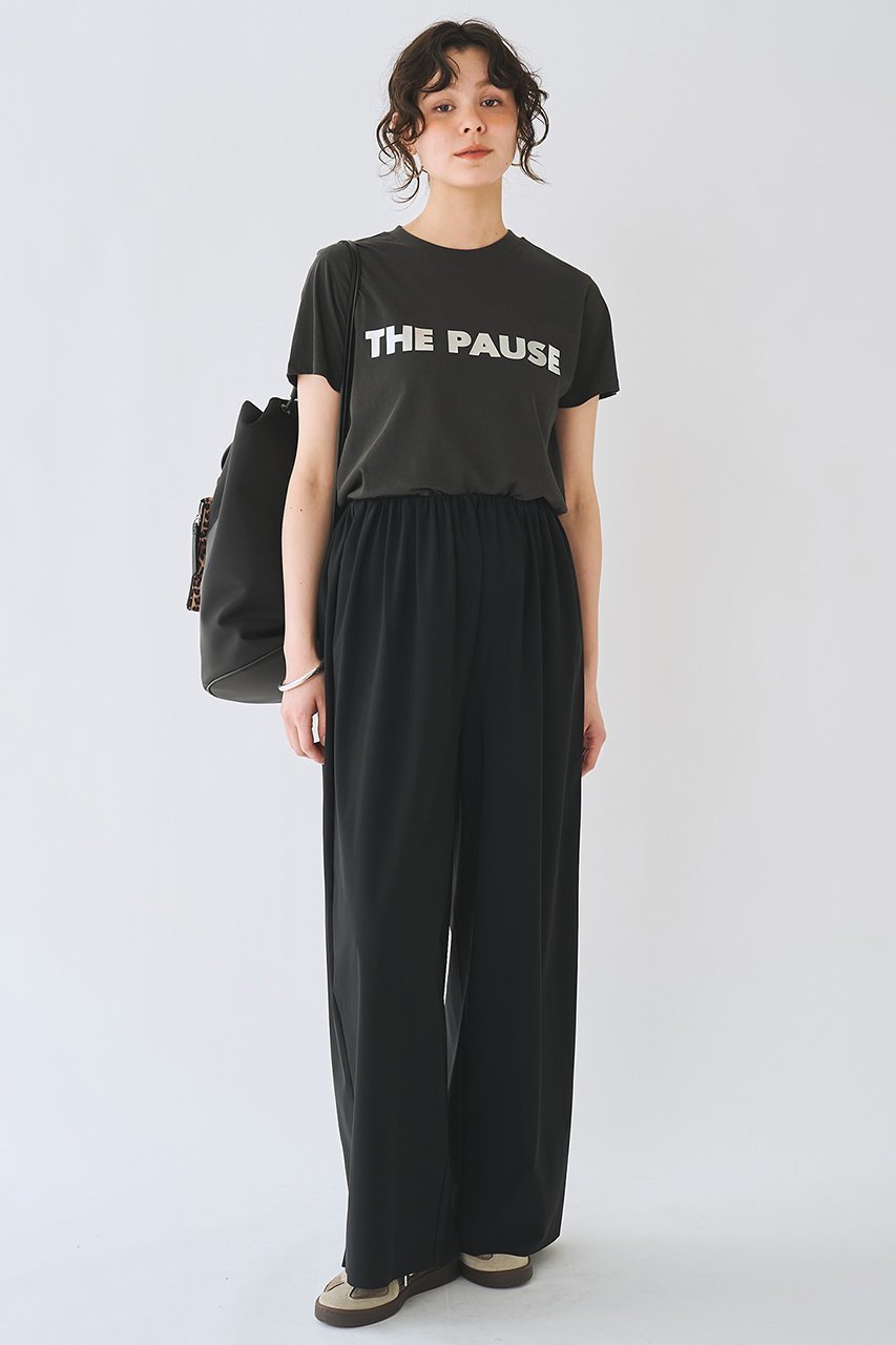 【ウィムガゼット/Whim Gazette】の【THE PAUSE】THE PAUSEメタリックTシャツ 人気、トレンドファッション・服の通販 founy(ファニー) 　ファッション　Fashion　レディースファッション　Fashion for Women　トップス・カットソー　Cut & Sew Tops　シャツ・ブラウス・オフィスカジュアル　Elegant Blouses & Button-Ups　ロングTシャツ・Tシャツ　Longline T-Shirts & Tees　カットソー・ベーシックTシャツ　Cut-and-Sewn Tops / Stretch Tees & Basics　コンパクト　Compact, Small Size　ショート　Short, Short Length　シルバー　Silver, Metallic Silver　シンプル　Simple, Minimal　スリーブ　Sleeve, Long Sleeve / Short Sleeve　プリント　Print, Printed Pattern　ベーシック　Basic, Essential　半袖　Short Sleeve, Half Sleeve　新作・新入荷　New Arrivals / New In　other-2|ID: prp329100004922676 ipo3291000000036936479