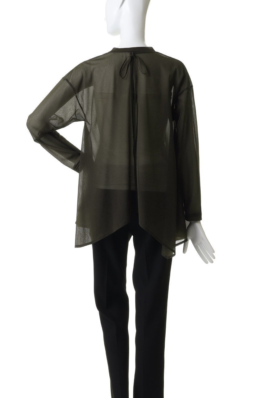 【ランバン オン ブルー/LANVIN en Bleu】のシアートリコットフレアカーデ 人気、トレンドファッション・服の通販 founy(ファニー) 　ファッション　Fashion　レディースファッション　Fashion for Women　トップス・カットソー　Cut & Sew Tops　カーディガン・羽織り　Layered Style Cardigans　シャツ・ブラウス・オフィスカジュアル　Elegant Blouses & Button-Ups　ロングTシャツ・Tシャツ　Longline T-Shirts & Tees　カットソー・ベーシックTシャツ　Cut-and-Sewn Tops / Stretch Tees & Basics　エレガント 上品　Elegant　カーディガン　Cardigan, Knitwear　シアー　Sheer, See-Through　フェミニン　Feminine, Girly　フレア　Flare, Flared　リボン　Ribbon, Bow　新作・新入荷　New Arrivals / New In　other-4|ID: prp329100004922678 ipo3291000000036936503