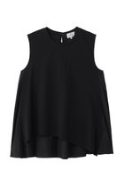 【ランバン オン ブルー/LANVIN en Bleu】のブライトローンコンビカットソー 人気、トレンドファッション・服の通販 founy(ファニー) ファッション Fashion レディースファッション Fashion for Women トップス・カットソー Cut & Sew Tops キャミソール&ノースリーブ Camisoles & Sleeveless Tops シャツ・ブラウス・オフィスカジュアル Elegant Blouses & Button-Ups ロングTシャツ・Tシャツ Longline T-Shirts & Tees カットソー・ベーシックTシャツ Cut-and-Sewn Tops / Stretch Tees & Basics カットソー Cut and Sewn Top キャミソール Camisole, Spaghetti Strap Top シンプル Simple, Minimal タンク Tank Top, Sleeveless Top ヘムライン Hemline, Bottom Cut エレガント 上品 Elegant 新作・新入荷 New Arrivals / New In thumbnail ブラック|ID: prp329100004922680 ipo3291000000036936517