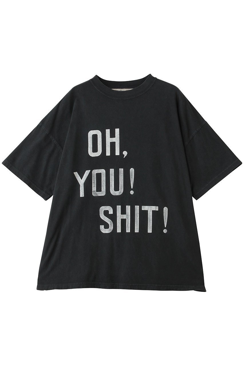 【ガリャルダガランテ/GALLARDAGALANTE】の【REMI RELIEF】【NEW SP加工】天竺BIGTシャツ/別注 インテリア・キッズ・メンズ・レディースファッション・服の通販 founy(ファニー) 　ファッション　Fashion　レディースファッション　Fashion for Women　トップス・カットソー　Cut & Sew Tops　シャツ・ブラウス・オフィスカジュアル　Elegant Blouses & Button-Ups　ロングTシャツ・Tシャツ　Longline T-Shirts & Tees　カットソー・ベーシックTシャツ　Cut-and-Sewn Tops / Stretch Tees & Basics　ショート　Short, Short Length　スリーブ　Sleeve, Long Sleeve / Short Sleeve　リラックス　Relax, Relaxed Fit　別注　Limited Edition, Custom Order　新作・新入荷　New Arrivals / New In　ブラック|ID: prp329100004922684 ipo3291000000036936543