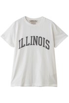 【デザイン ワークス/DESIGN WORKS】の【REMI RELIEF】別注ロゴTシャツ LW加工 (ILLINOIS) 人気、トレンドファッション・服の通販 founy(ファニー) ファッション Fashion レディースファッション Fashion for Women トップス・カットソー Cut & Sew Tops シャツ・ブラウス・オフィスカジュアル Elegant Blouses & Button-Ups ロングTシャツ・Tシャツ Longline T-Shirts & Tees カットソー・ベーシックTシャツ Cut-and-Sewn Tops / Stretch Tees & Basics ウォッシュ Washed Finish ショート Short, Short Length スリーブ Sleeve, Long Sleeve / Short Sleeve デニム Denim, Jeans Material ヴィンテージ Vintage Style 別注 Limited Edition, Custom Order 新作・新入荷 New Arrivals / New In thumbnail オフホワイト|ID: prp329100004922692 ipo3291000000036936596