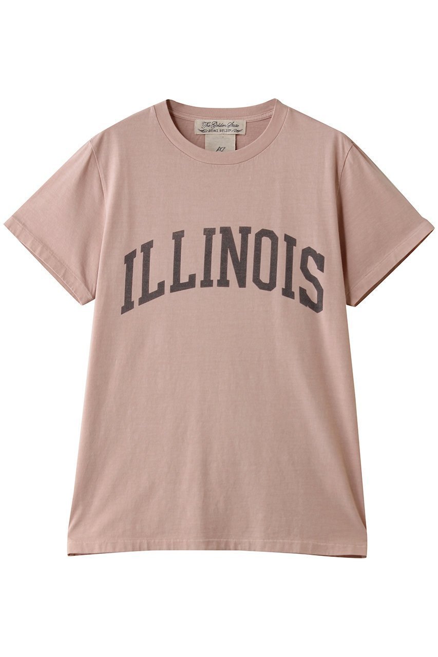 【デザイン ワークス/DESIGN WORKS】の【REMI RELIEF】別注ロゴTシャツ LW加工 (ILLINOIS) インテリア・キッズ・メンズ・レディースファッション・服の通販 founy(ファニー) 　ファッション　Fashion　レディースファッション　Fashion for Women　トップス・カットソー　Cut & Sew Tops　シャツ・ブラウス・オフィスカジュアル　Elegant Blouses & Button-Ups　ロングTシャツ・Tシャツ　Longline T-Shirts & Tees　カットソー・ベーシックTシャツ　Cut-and-Sewn Tops / Stretch Tees & Basics　ウォッシュ　Washed Finish　ショート　Short, Short Length　スリーブ　Sleeve, Long Sleeve / Short Sleeve　デニム　Denim, Jeans Material　ヴィンテージ　Vintage Style　別注　Limited Edition, Custom Order　新作・新入荷　New Arrivals / New In　ピンク|ID: prp329100004922692 ipo3291000000036936598