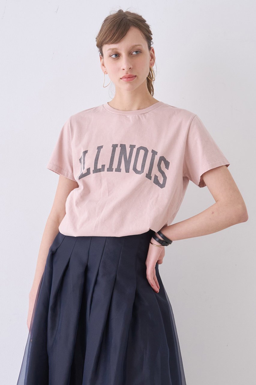 【デザイン ワークス/DESIGN WORKS】の【REMI RELIEF】別注ロゴTシャツ LW加工 (ILLINOIS) 人気、トレンドファッション・服の通販 founy(ファニー) 　ファッション　Fashion　レディースファッション　Fashion for Women　トップス・カットソー　Cut & Sew Tops　シャツ・ブラウス・オフィスカジュアル　Elegant Blouses & Button-Ups　ロングTシャツ・Tシャツ　Longline T-Shirts & Tees　カットソー・ベーシックTシャツ　Cut-and-Sewn Tops / Stretch Tees & Basics　ウォッシュ　Washed Finish　ショート　Short, Short Length　スリーブ　Sleeve, Long Sleeve / Short Sleeve　デニム　Denim, Jeans Material　ヴィンテージ　Vintage Style　別注　Limited Edition, Custom Order　新作・新入荷　New Arrivals / New In　other-8|ID: prp329100004922692 ipo3291000000036936614