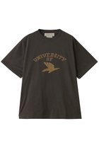 【デザイン ワークス/DESIGN WORKS】の【REMI RELIEF】別注ロゴTシャツ LW加工(UNIVERSITY) 人気、トレンドファッション・服の通販 founy(ファニー) ファッション Fashion レディースファッション Fashion for Women トップス・カットソー Cut & Sew Tops シャツ・ブラウス・オフィスカジュアル Elegant Blouses & Button-Ups ロングTシャツ・Tシャツ Longline T-Shirts & Tees カットソー・ベーシックTシャツ Cut-and-Sewn Tops / Stretch Tees & Basics おすすめ Recommended / Our Picks ウォッシュ Washed Finish ショート Short, Short Length スリーブ Sleeve, Long Sleeve / Short Sleeve デニム Denim, Jeans Material フェミニン Feminine, Girly ヴィンテージ Vintage Style 別注 Limited Edition, Custom Order 定番 Standard, Basic Item 新作・新入荷 New Arrivals / New In thumbnail ダークブラウン|ID: prp329100004922693 ipo3291000000036936621