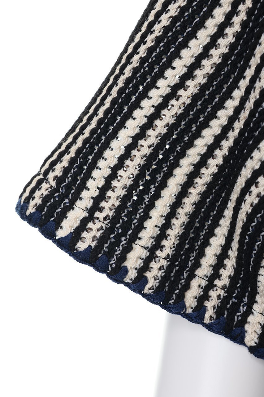 【マルティニーク/martinique】の【CURRENTAGE】ニットラッセルジャージーストライプブラウス 人気、トレンドファッション・服の通販 founy(ファニー) 　ファッション　Fashion　レディースファッション　Fashion for Women　トップス・カットソー　Cut & Sew Tops　ニット　Knit Tops & Sweaters　シャツ・ブラウス・オフィスカジュアル　Elegant Blouses & Button-Ups　ロングTシャツ・Tシャツ　Longline T-Shirts & Tees　カットソー・ベーシックTシャツ　Cut-and-Sewn Tops / Stretch Tees & Basics　ショート　Short, Short Length　スキッパー　Skipper, Open Collar　ストライプ　Stripe, Striped Pattern　スリーブ　Sleeve, Long Sleeve / Short Sleeve　セットアップ　Set-Up, Coordinated Outfit　デコルテ　Décolleté, Neckline　新作・新入荷　New Arrivals / New In　other-7|ID: prp329100004922700 ipo3291000000036936695