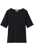 【ジェイドット/j.】のピュアコットンスムース/5分袖T ブラック|ID:prp329100004922711