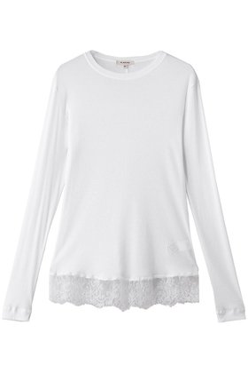 【ブラミンク/BLAMINK】のレースリブロングスリーブ 人気、トレンドファッション・服の通販 founy(ファニー) ファッション Fashion レディースファッション Fashion for Women トップス・カットソー Cut & Sew Tops シャツ・ブラウス・オフィスカジュアル Elegant Blouses & Button-Ups ロングTシャツ・Tシャツ Longline T-Shirts & Tees カットソー・ベーシックTシャツ Cut-and-Sewn Tops / Stretch Tees & Basics おすすめ Recommended / Our Picks インナー Innerwear スリーブ Sleeve, Long Sleeve / Short Sleeve レース Lace, Lace Fabric ロング Long, Long-Length エレガント 上品 Elegant 新作・新入荷 New Arrivals / New In |ID:prp329100004922746