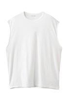 【ユニバーサルプロダクツ/UNIVERSAL PRODUCTS / MEN】の【MEN】SLLEVE LESS T-SHIRTS 人気、トレンドファッション・服の通販 founy(ファニー) ファッション Fashion メンズファッション Fashion for Men トップス・カットソー Cut & Sew Tops メンズシャツ Shirts ロングTシャツ・Tシャツ / 着回し力抜群 Longline T-Shirts & Tees ショート Short, Short Length スラックス Slacks, Dress Pants スリーブ Sleeve, Long Sleeve / Short Sleeve デニム Denim, Jeans Material ベスト Vest, Waistcoat 夏 Summer 新作・新入荷 New Arrivals / New In 春 Spring S/S・春夏 SS, Spring/Summer, Warm Season thumbnail WHITE|ID: prp329100004922788 ipo3291000000036937468