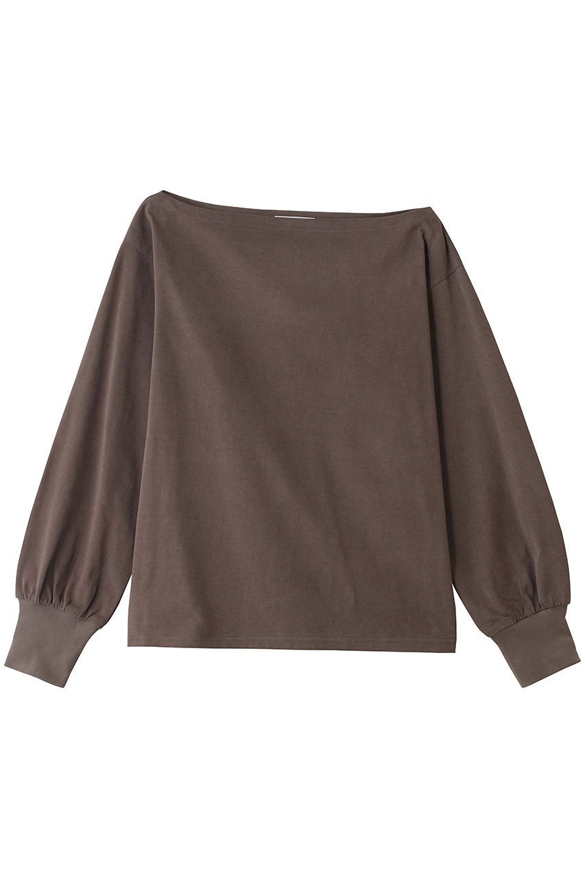 【ウィムガゼット/Whim Gazette】のヴィンテージワンショルプルオーバー インテリア・キッズ・メンズ・レディースファッション・服の通販 founy(ファニー) 　ファッション　Fashion　レディースファッション　Fashion for Women　トップス・カットソー　Cut & Sew Tops　シャツ・ブラウス・オフィスカジュアル　Elegant Blouses & Button-Ups　ロングTシャツ・Tシャツ　Longline T-Shirts & Tees　カジュアルプルオーバー・ニットトップス　Pullovers & Knit Tops / Casual Pullovers　カットソー・ベーシックTシャツ　Cut-and-Sewn Tops / Stretch Tees & Basics　おすすめ　Recommended / Our Picks　ショルダー　Shoulder, Shoulder Strap　スリーブ　Sleeve, Long Sleeve / Short Sleeve　フェミニン　Feminine, Girly　ロング　Long, Long-Length　新作・新入荷　New Arrivals / New In　ブラウン|ID: prp329100004922838 ipo3291000000036937901