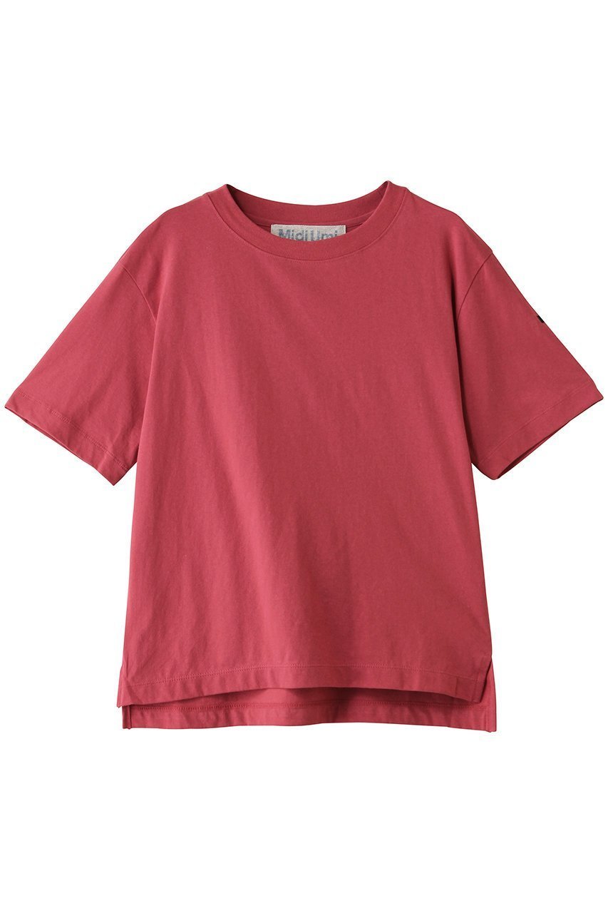 【ミディウミ/MidiUmi】のbasic T shirt シャツ インテリア・キッズ・メンズ・レディースファッション・服の通販 founy(ファニー) 　ファッション　Fashion　レディースファッション　Fashion for Women　トップス・カットソー　Cut & Sew Tops　シャツ・ブラウス・オフィスカジュアル　Elegant Blouses & Button-Ups　ロングTシャツ・Tシャツ　Longline T-Shirts & Tees　カットソー・ベーシックTシャツ　Cut-and-Sewn Tops / Stretch Tees & Basics　インナー　Innerwear　ショート　Short, Short Length　シンプル　Simple, Minimal　スリーブ　Sleeve, Long Sleeve / Short Sleeve　新作・新入荷　New Arrivals / New In　pink|ID: prp329100004922883 ipo3291000000036938255