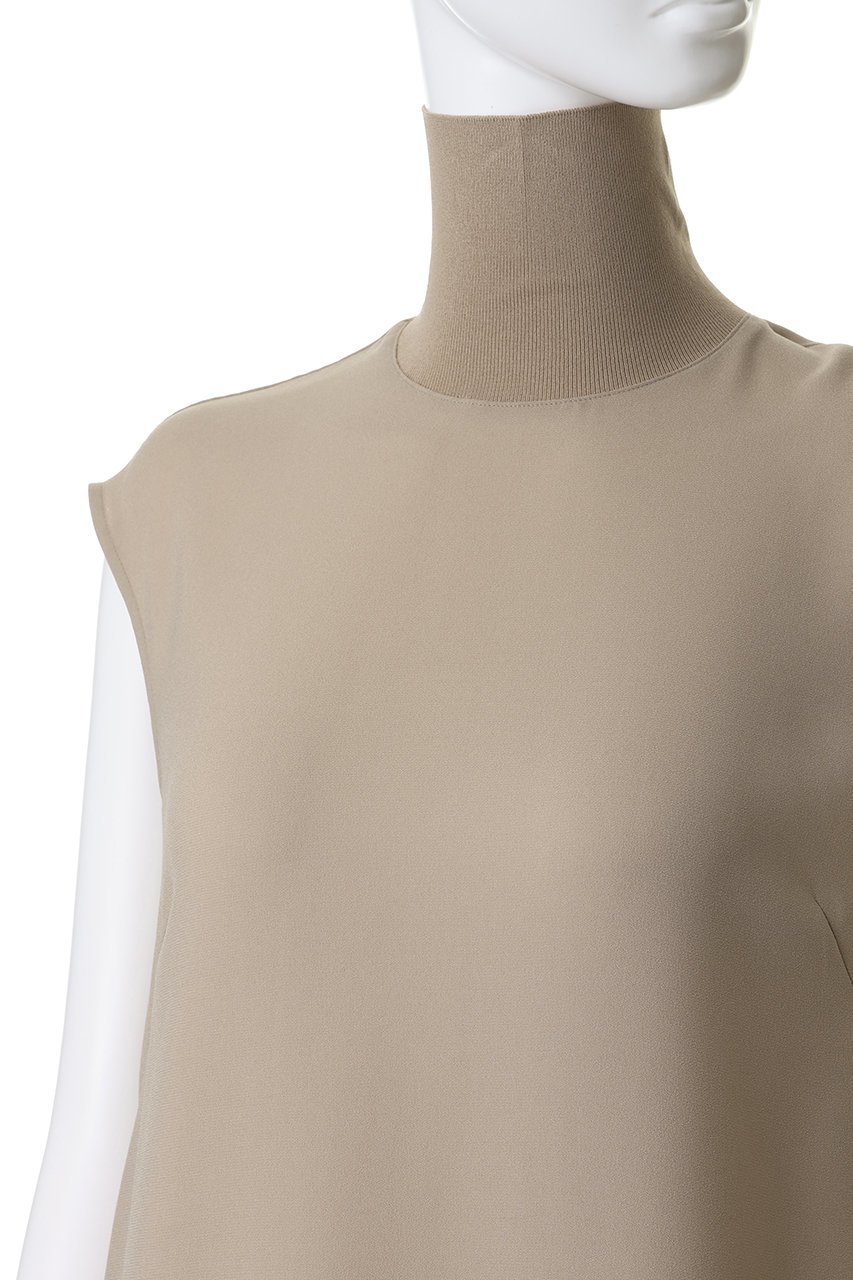 【ベイジ,/BEIGE,】のFLEUR(フルール)/異素材ネック ロングワンピース 人気、トレンドファッション・服の通販 founy(ファニー) 　ファッション　Fashion　レディースファッション　Fashion for Women　ワンピース　Dresses　チュニック　Tunic Tops & Dresses　なめらか　Smooth, Silky Texture　オケージョン　Occasion Wear　シンプル　Simple, Minimal　ジャケット　Jacket, Outerwear　チュニック　Tunic, Long Top　ロング　Long, Long-Length　エレガント 上品　Elegant　新作・新入荷　New Arrivals / New In　ビジネス 仕事 通勤　Business / Work / Commuting　other-5|ID: prp329100004922889 ipo3291000000036938322