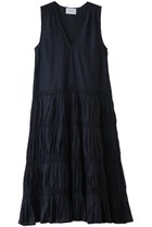 【マーレット/MERLETTE】のWALLIS Vネックノースリーブティアードドレス ネイビー|ID: prp329100004922892 ipo3291000000037056605