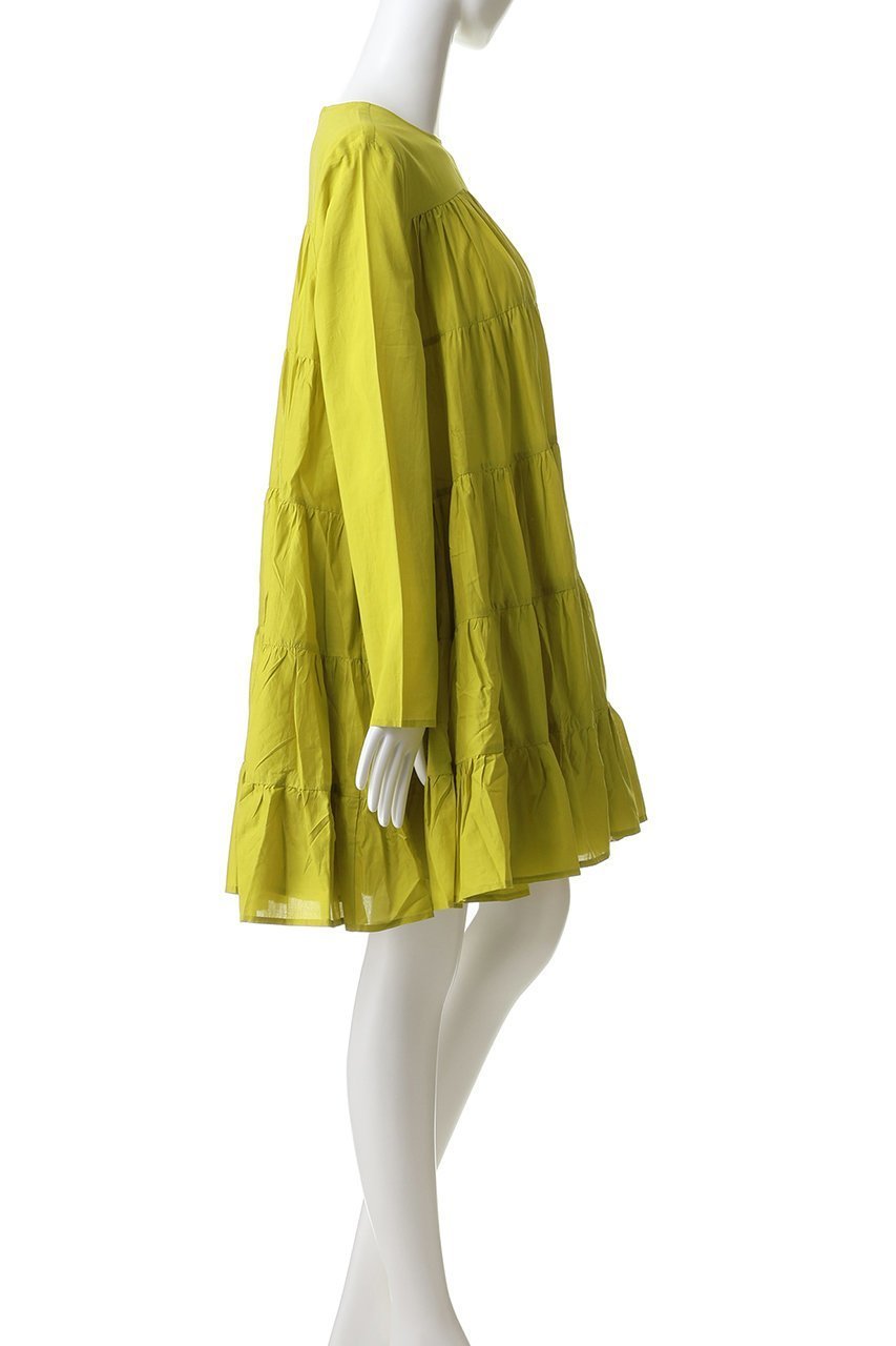 【マーレット/MERLETTE】のSOLIMAN ティアードドレス 人気、トレンドファッション・服の通販 founy(ファニー) 　ファッション　Fashion　レディースファッション　Fashion for Women　ワンピース　Dresses　フォーマル・パーティードレス・結婚式用ドレス　Elegant & Casual Dresses　チュニック　Tunic Tops & Dresses　なめらか　Smooth, Silky Texture　ギャザー　Gathered, Ruffled　スリーブ　Sleeve, Long Sleeve / Short Sleeve　チュニック　Tunic, Long Top　エレガント 上品　Elegant　新作・新入荷　New Arrivals / New In　other-3|ID: prp329100004922894 ipo3291000000036938368