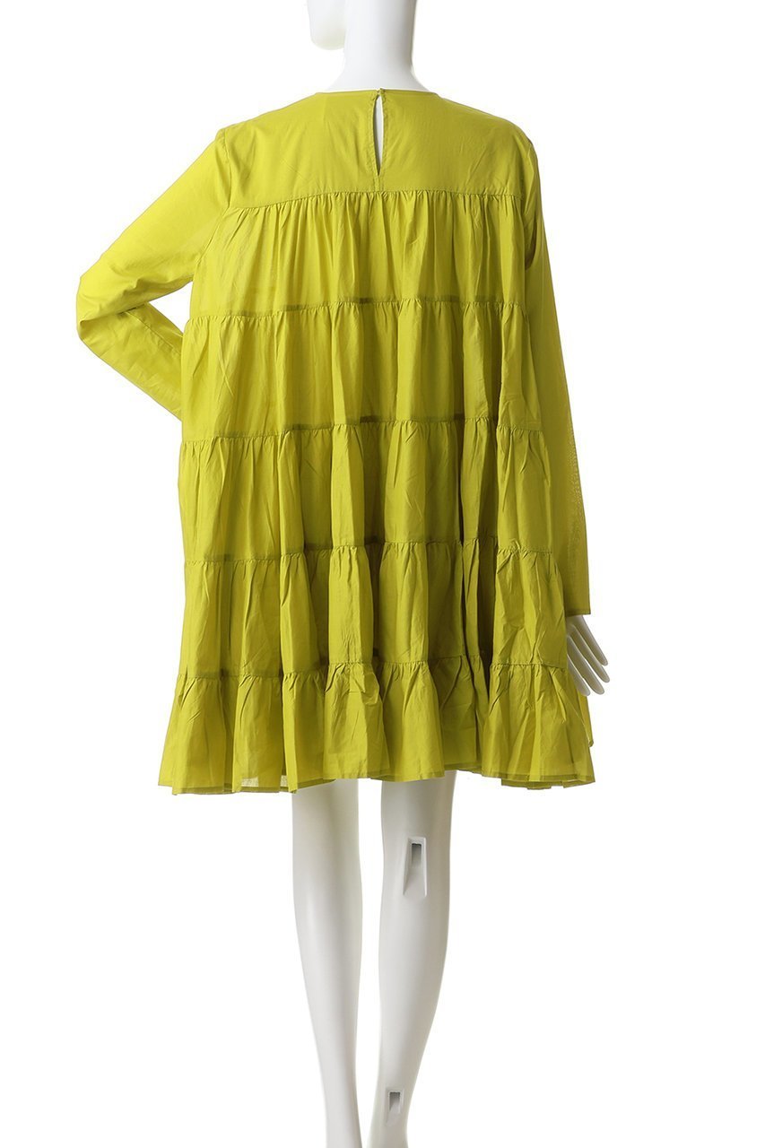【マーレット/MERLETTE】のSOLIMAN ティアードドレス 人気、トレンドファッション・服の通販 founy(ファニー) 　ファッション　Fashion　レディースファッション　Fashion for Women　ワンピース　Dresses　フォーマル・パーティードレス・結婚式用ドレス　Elegant & Casual Dresses　チュニック　Tunic Tops & Dresses　なめらか　Smooth, Silky Texture　ギャザー　Gathered, Ruffled　スリーブ　Sleeve, Long Sleeve / Short Sleeve　チュニック　Tunic, Long Top　エレガント 上品　Elegant　新作・新入荷　New Arrivals / New In　other-4|ID: prp329100004922894 ipo3291000000036938370