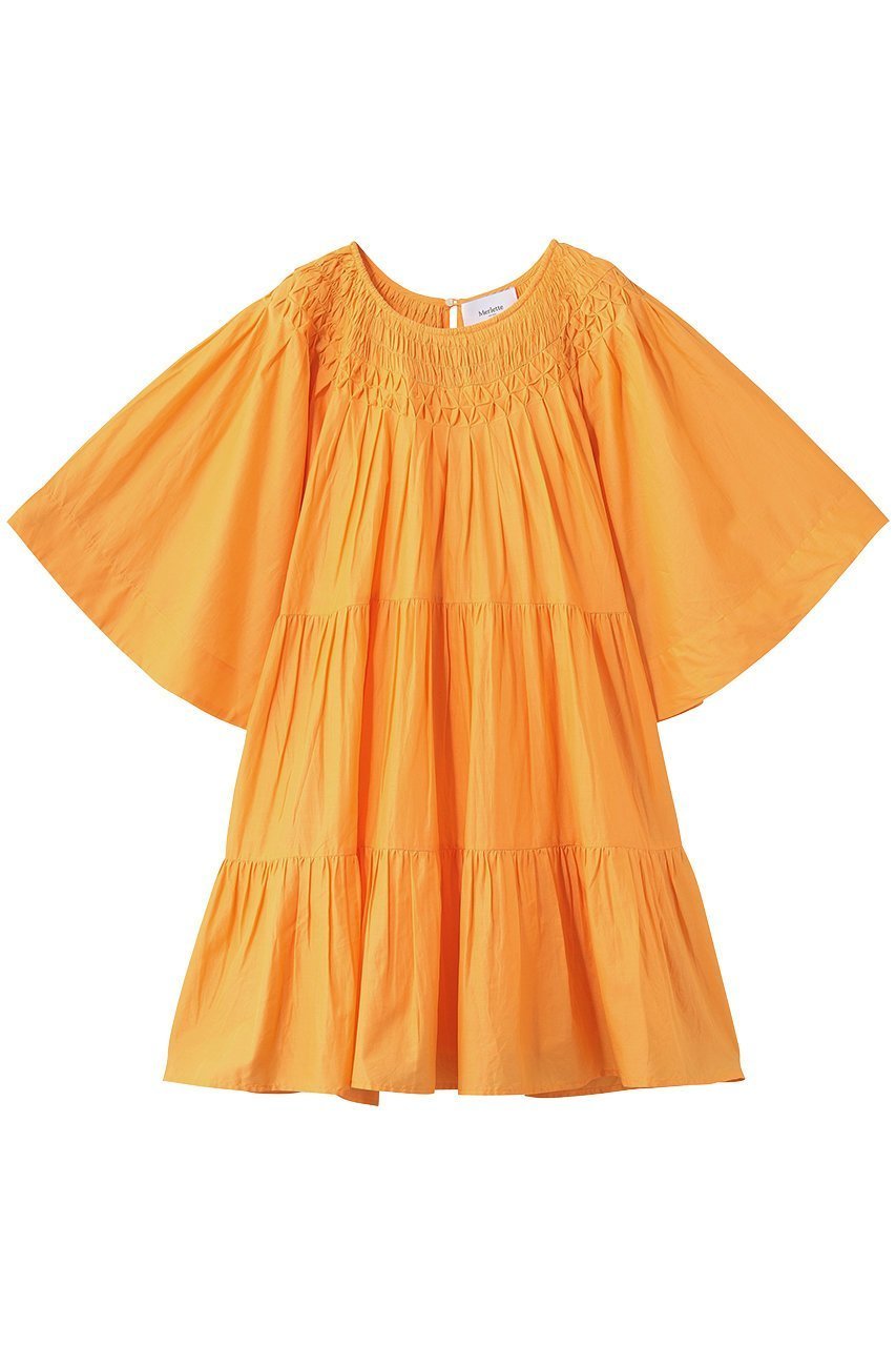 【マーレット/MERLETTE】のROHILLA フラッタースリーブ ティアードミニドレス 人気、トレンドファッション・服の通販 founy(ファニー) 　ファッション　Fashion　レディースファッション　Fashion for Women　ワンピース　Dresses　フォーマル・パーティードレス・結婚式用ドレス　Elegant & Casual Dresses　チュニック　Tunic Tops & Dresses　チュニック　Tunic, Long Top　ドレス　Dress, One-Piece　新作・新入荷　New Arrivals / New In　春　Spring　 other-1|ID: prp329100004922896 ipo3291000000036938381