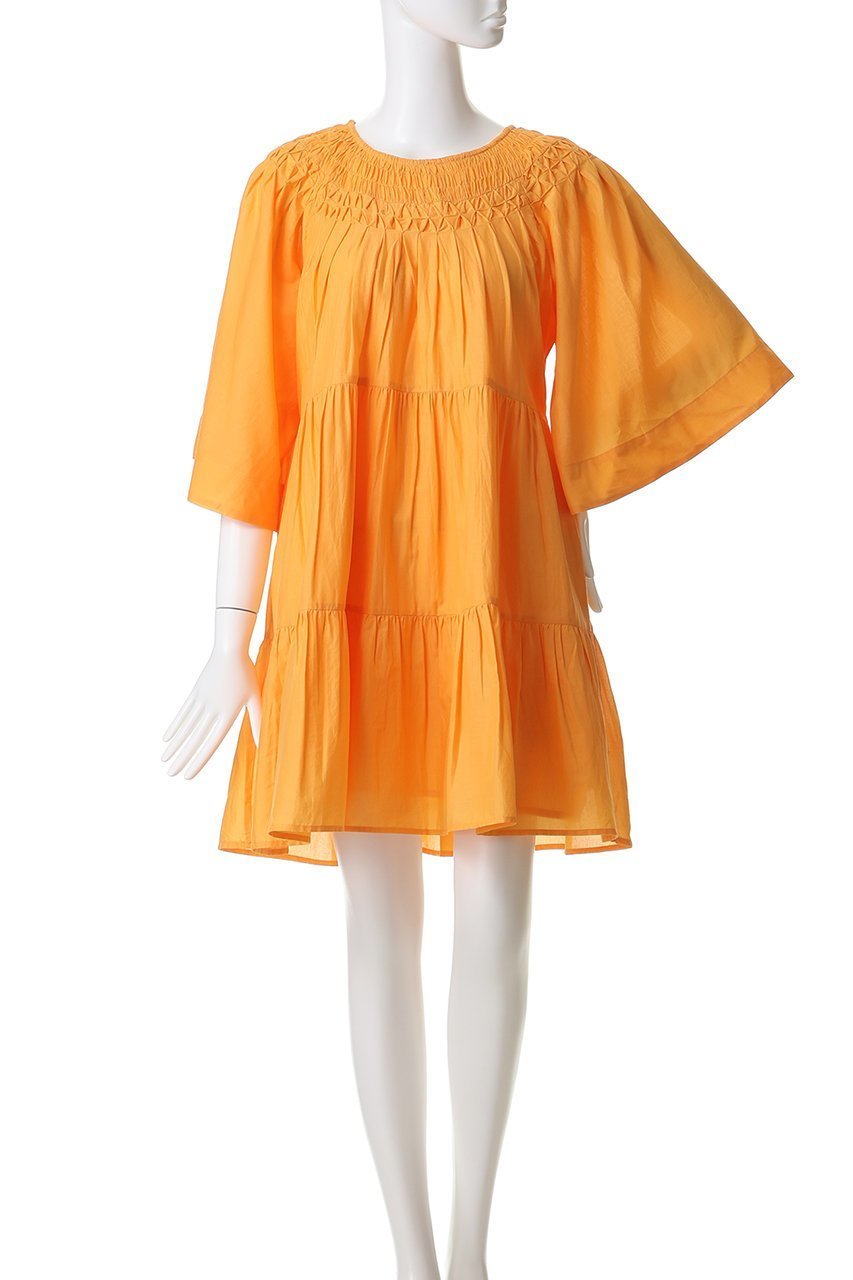 【マーレット/MERLETTE】のROHILLA フラッタースリーブ ティアードミニドレス 人気、トレンドファッション・服の通販 founy(ファニー) 　ファッション　Fashion　レディースファッション　Fashion for Women　ワンピース　Dresses　フォーマル・パーティードレス・結婚式用ドレス　Elegant & Casual Dresses　チュニック　Tunic Tops & Dresses　チュニック　Tunic, Long Top　ドレス　Dress, One-Piece　新作・新入荷　New Arrivals / New In　春　Spring　other-2|ID: prp329100004922896 ipo3291000000036938385