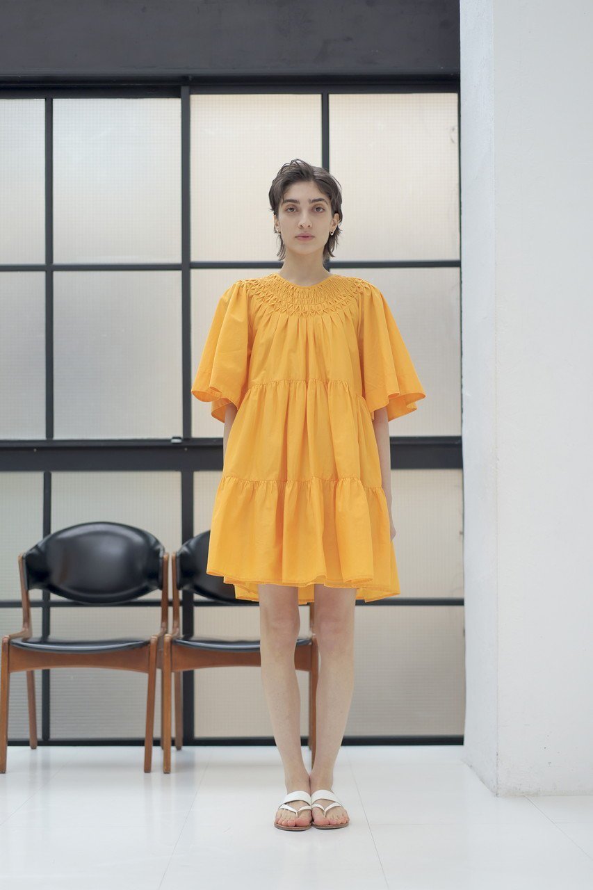 【マーレット/MERLETTE】のROHILLA フラッタースリーブ ティアードミニドレス 人気、トレンドファッション・服の通販 founy(ファニー) 　ファッション　Fashion　レディースファッション　Fashion for Women　ワンピース　Dresses　フォーマル・パーティードレス・結婚式用ドレス　Elegant & Casual Dresses　チュニック　Tunic Tops & Dresses　チュニック　Tunic, Long Top　ドレス　Dress, One-Piece　新作・新入荷　New Arrivals / New In　春　Spring　other-6|ID: prp329100004922896 ipo3291000000036938393