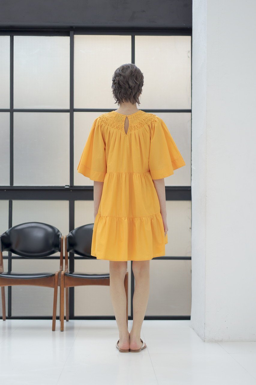 【マーレット/MERLETTE】のROHILLA フラッタースリーブ ティアードミニドレス 人気、トレンドファッション・服の通販 founy(ファニー) 　ファッション　Fashion　レディースファッション　Fashion for Women　ワンピース　Dresses　フォーマル・パーティードレス・結婚式用ドレス　Elegant & Casual Dresses　チュニック　Tunic Tops & Dresses　チュニック　Tunic, Long Top　ドレス　Dress, One-Piece　新作・新入荷　New Arrivals / New In　春　Spring　other-8|ID: prp329100004922896 ipo3291000000036938397