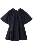【マーレット/MERLETTE】のROHILLA フラッタースリーブ ティアードミニドレス ネイビー|ID: prp329100004922896 ipo3291000000037056606