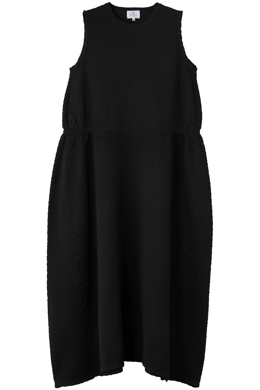 【ランバン オン ブルー/LANVIN en Bleu】のジャガードニットフレアワンピース インテリア・キッズ・メンズ・レディースファッション・服の通販 founy(ファニー) 　ファッション　Fashion　レディースファッション　Fashion for Women　ワンピース　Dresses　チュニック　Tunic Tops & Dresses　エレガント 上品　Elegant　サンダル　Sandals, Summer Shoes　スニーカー　Sneakers, Trainers　チュニック　Tunic, Long Top　フレア　Flare, Flared　ロング　Long, Long-Length　新作・新入荷　New Arrivals / New In　ブラック|ID: prp329100004922901 ipo3291000000036938451