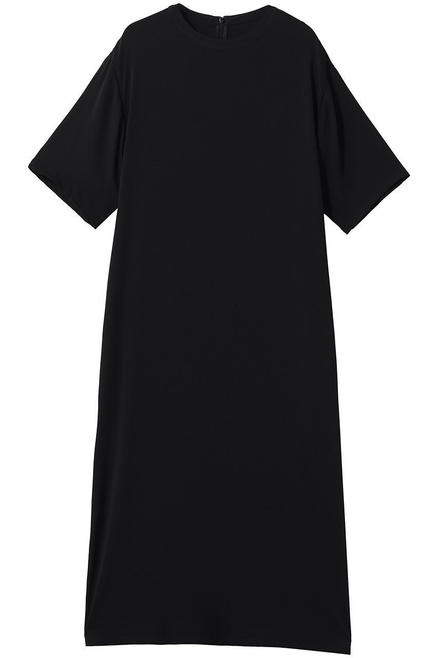 【フローレント/FLORENT】のマットサテンワンピース インテリア・キッズ・メンズ・レディースファッション・服の通販 founy(ファニー) 　ファッション　Fashion　レディースファッション　Fashion for Women　ワンピース　Dresses　チュニック　Tunic Tops & Dresses　サテン　Satin, Glossy Fabric　シューズ　Shoes, Footwear　チュニック　Tunic, Long Top　フェイス　Face, Facial Design　ロング　Long, Long-Length　新作・新入荷　New Arrivals / New In　ブラック|ID: prp329100004922902 ipo3291000000036938466