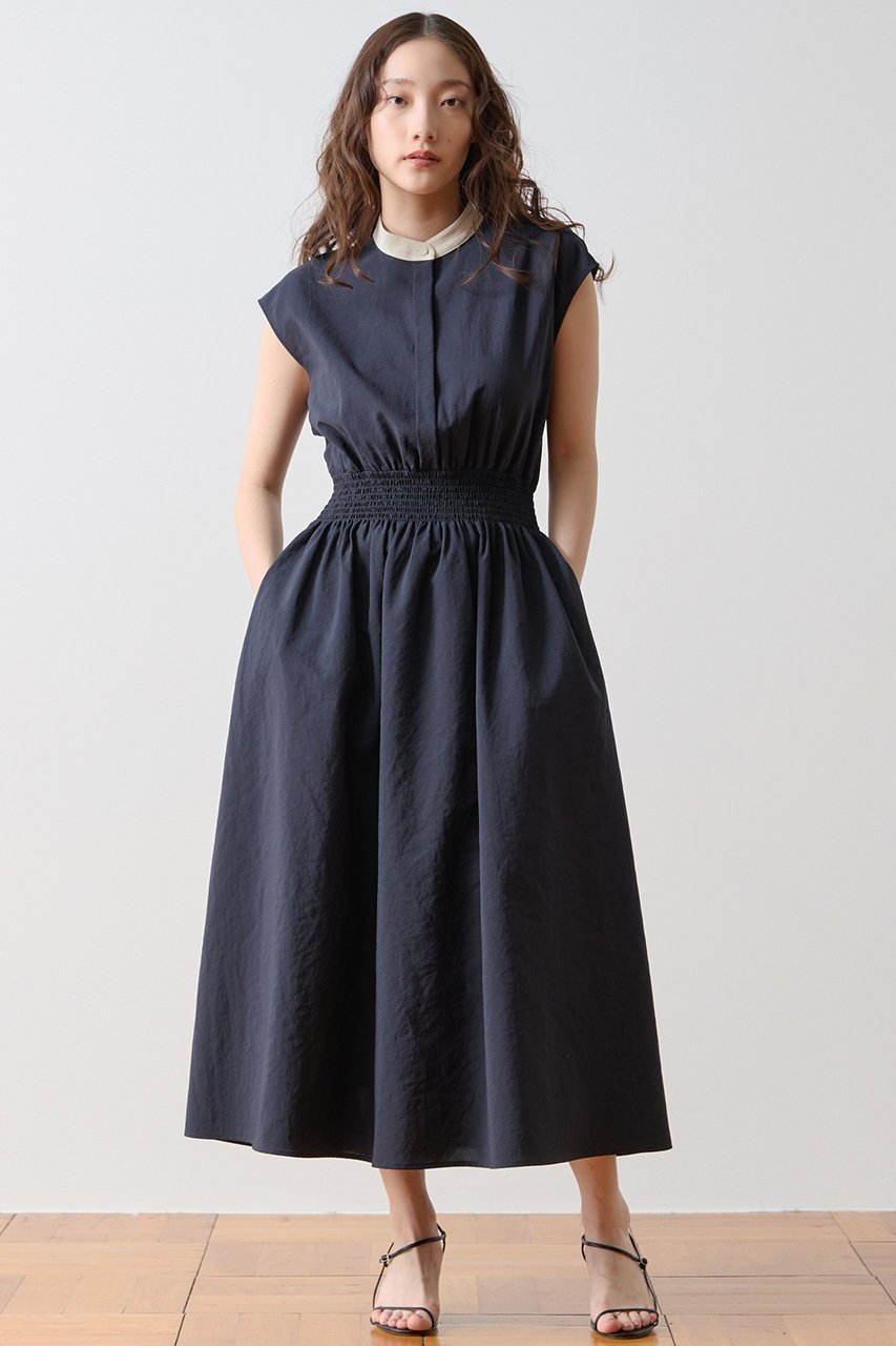 【ティアラ/Tiara】のハイネックシャーリングワンピース インテリア・キッズ・メンズ・レディースファッション・服の通販 founy(ファニー) ファッション Fashion レディースファッション Fashion for Women ワンピース Dresses チュニック Tunic Tops & Dresses カーディガン Cardigan, Knitwear シャーリング Shirring, Ruched ジャケット Jacket, Outerwear チュニック Tunic, Long Top ハイネック High Neck, Mock Neck ロング Long, Long-Length エレガント 上品 Elegant 吸水 Absorbent, Quick-Dry 新作・新入荷 New Arrivals / New In ビジネス 仕事 通勤 Business / Work / Commuting ネイビー|ID: prp329100004922906 ipo3291000000036938500