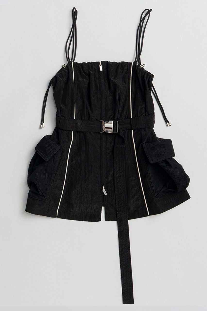 【メゾンスペシャル/MAISON SPECIAL】のMultiway Sporty Cami Tunic/マルチウェイスポーティキャミチュニック 人気、トレンドファッション・服の通販 founy(ファニー) 　ファッション　Fashion　レディースファッション　Fashion for Women　ワンピース　Dresses　チュニック　Tunic Tops & Dresses　キャミ　Camisole, Cami Top　ジップ　Zip, Zipper　スポーティ　Sporty, Casual Athletic　タンク　Tank Top, Sleeveless Top　チュニック　Tunic, Long Top　フロント　Front, Front Design　ペプラム　Peplum, Flared Hem　ポケット　Pocket, Pocket Detail　再入荷　Restock / Back in Stock　夏　Summer　 other-1|ID: prp329100004922913 ipo3291000000036938546