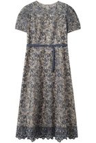 【アナイ/ANAYI】のリトルフラワーリーフタックスリーブワンピース ブルー|ID: prp329100004922925 ipo3291000000036938665