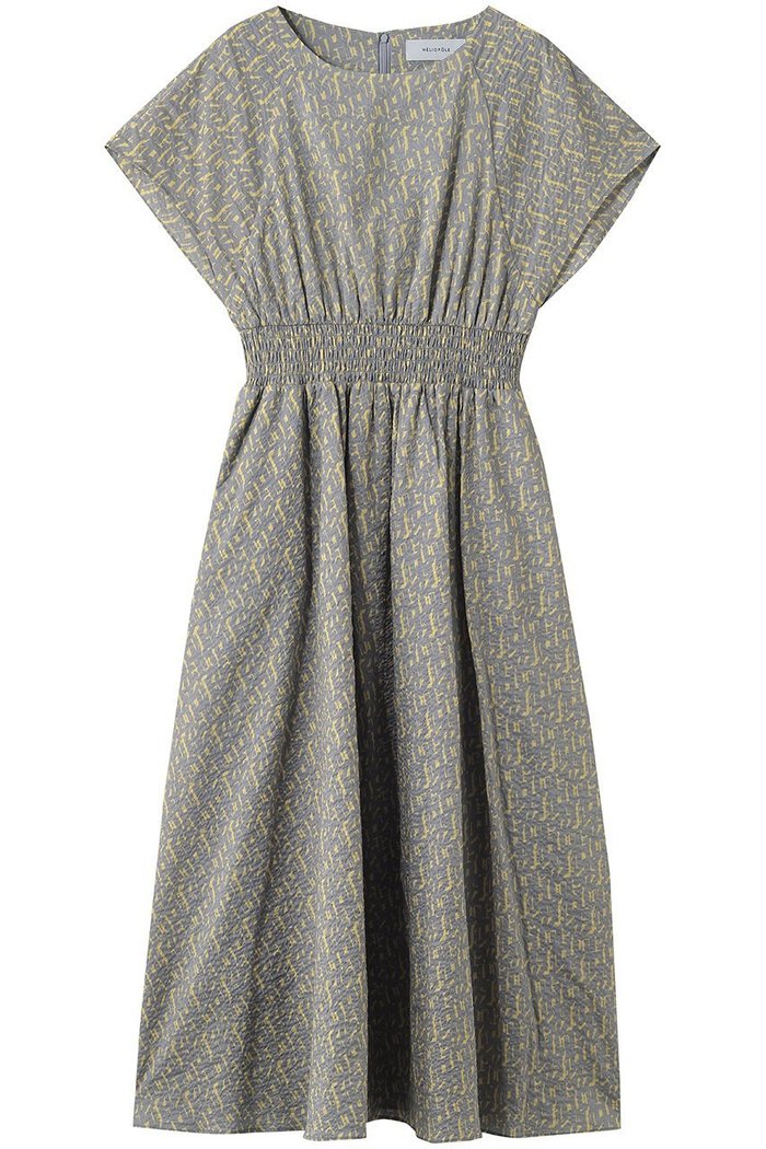 【エリオポール/heliopole】のプリントシアーサッカードレス インテリア・キッズ・メンズ・レディースファッション・服の通販 founy(ファニー) https://founy.com/ ファッション Fashion レディースファッション Fashion for Women ワンピース Dresses フォーマル・パーティードレス・結婚式用ドレス Elegant & Casual Dresses チュニック Tunic Tops & Dresses イエロー Yellow サッカー Seersucker, Summer Fabric サマー Summer, Summer Style シャーリング Shirring, Ruched チュニック Tunic, Long Top プリント Print, Printed Pattern ボタニカル Botanical, Floral Pattern モダン Modern, Contemporary リーフ Leaf, Botanical Leaf ロング Long, Long-Length 人気 Popular, Best Seller 夏 Summer 新作・新入荷 New Arrivals / New In 春 Spring S/S・春夏 SS, Spring/Summer, Warm Season |ID: prp329100004922928 ipo3291000000036938680