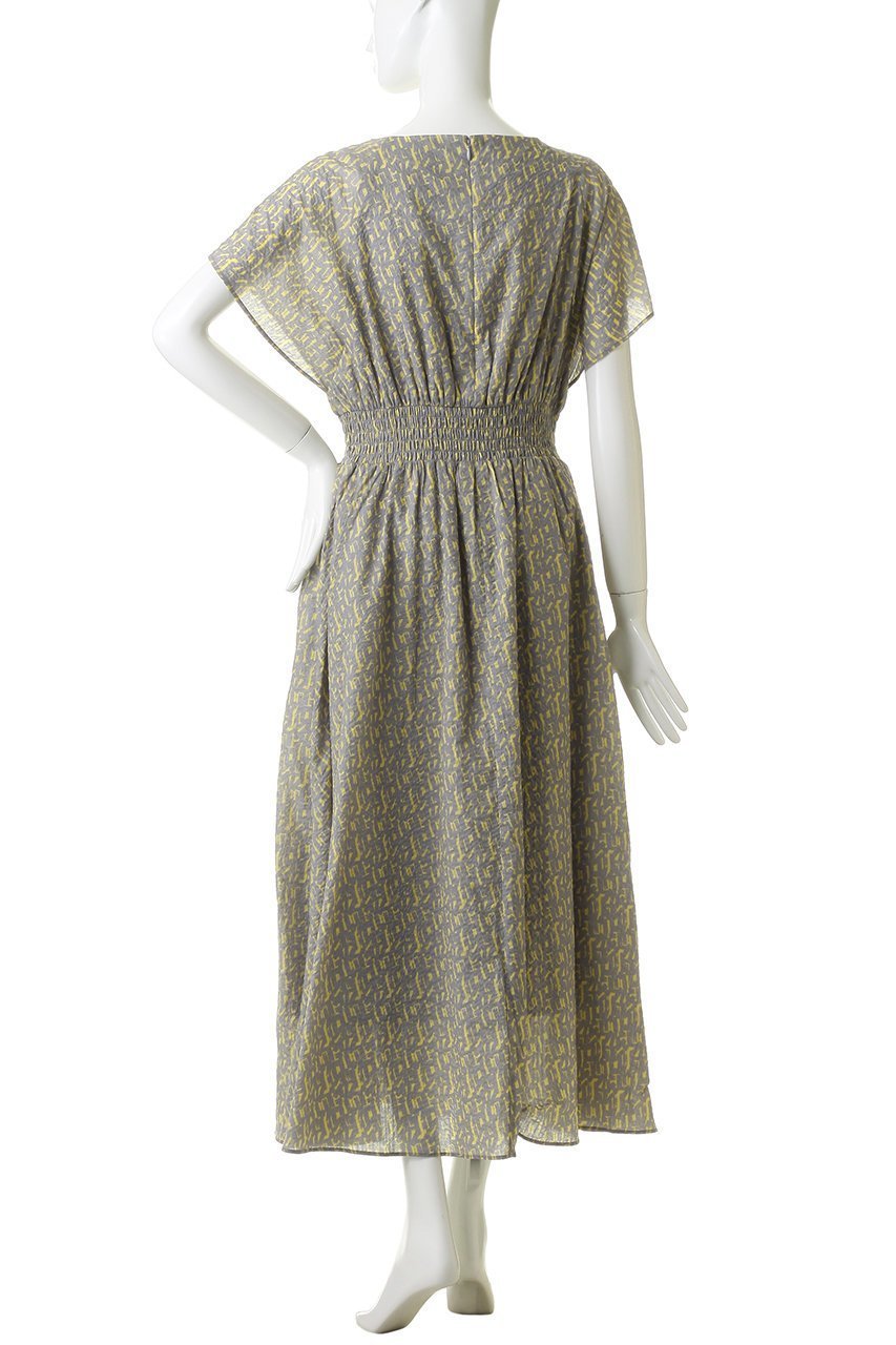 【エリオポール/heliopole】のプリントシアーサッカードレス 人気、トレンドファッション・服の通販 founy(ファニー) 　ファッション　Fashion　レディースファッション　Fashion for Women　ワンピース　Dresses　フォーマル・パーティードレス・結婚式用ドレス　Elegant & Casual Dresses　チュニック　Tunic Tops & Dresses　イエロー　Yellow　サッカー　Seersucker, Summer Fabric　サマー　Summer, Summer Style　シャーリング　Shirring, Ruched　チュニック　Tunic, Long Top　プリント　Print, Printed Pattern　ボタニカル　Botanical, Floral Pattern　モダン　Modern, Contemporary　リーフ　Leaf, Botanical Leaf　ロング　Long, Long-Length　人気　Popular, Best Seller　夏　Summer　新作・新入荷　New Arrivals / New In　春　Spring　S/S・春夏　SS, Spring/Summer, Warm Season　other-4|ID: prp329100004922928 ipo3291000000036938691