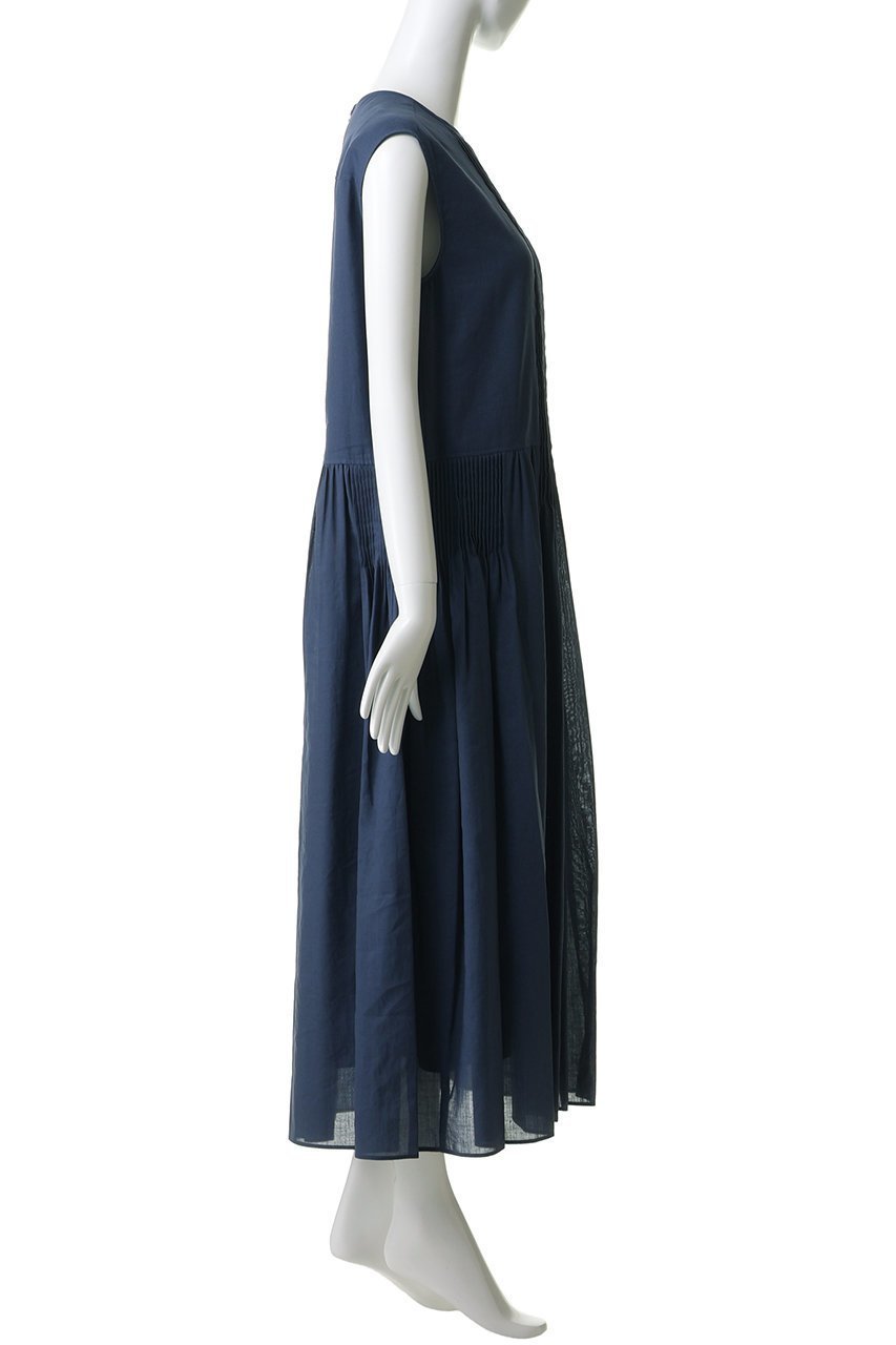 【デパリエ/DEPAREILLE】のラミーコットンピンタックスリーブレスドレス 人気、トレンドファッション・服の通販 founy(ファニー) 　ファッション　Fashion　レディースファッション　Fashion for Women　ワンピース　Dresses　フォーマル・パーティードレス・結婚式用ドレス　Elegant & Casual Dresses　チュニック　Tunic Tops & Dresses　エアリー　Airy Texture　シンプル　Simple, Minimal　チュニック　Tunic, Long Top　パーティ　Party, Party Style　フレア　Flare, Flared　ロング　Long, Long-Length　エレガント 上品　Elegant　再入荷　Restock / Back in Stock　other-3|ID: prp329100004922951 ipo3291000000036938893