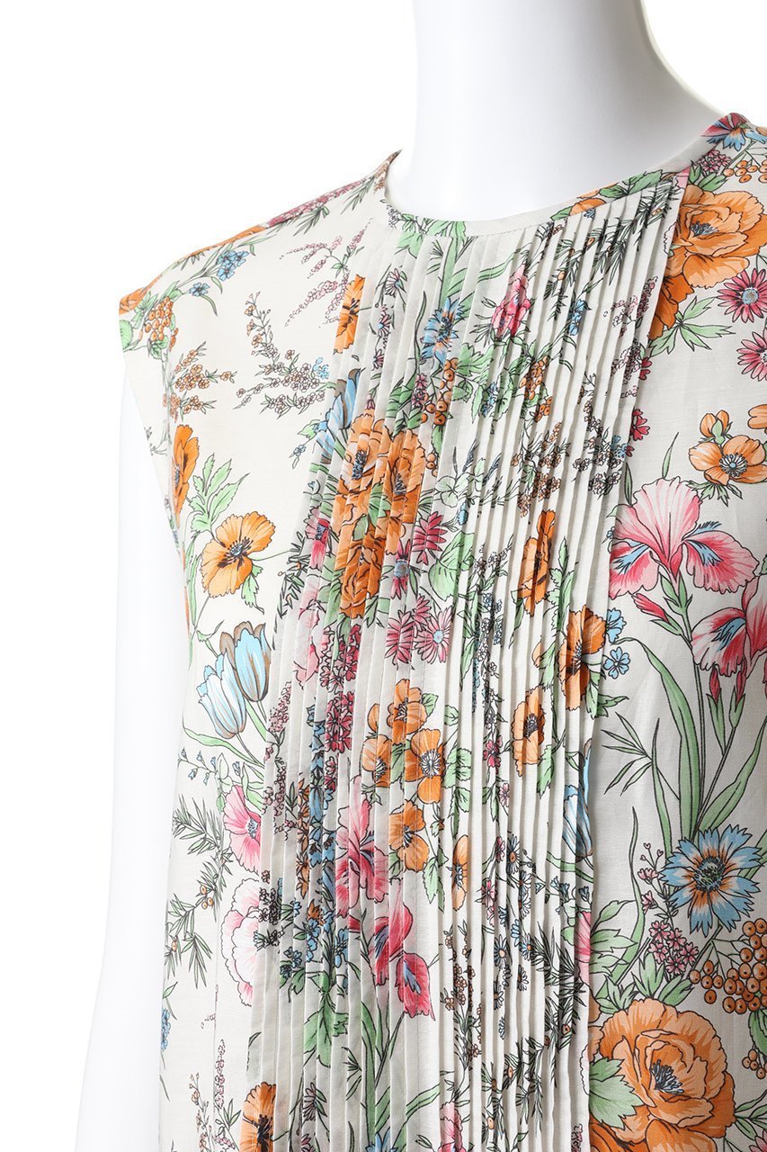 【デパリエ/DEPAREILLE】のリネンコットンフラワープリントドレス 人気、トレンドファッション・服の通販 founy(ファニー) 　ファッション　Fashion　レディースファッション　Fashion for Women　ワンピース　Dresses　フォーマル・パーティードレス・結婚式用ドレス　Elegant & Casual Dresses　チュニック　Tunic Tops & Dresses　サンダル　Sandals, Summer Shoes　チュニック　Tunic, Long Top　パーティ　Party, Party Style　フェミニン　Feminine, Girly　フラワー　Flower, Floral　プリント　Print, Printed Pattern　リゾート　Resort, Vacation Style　リネン　Linen, Linen Fabric　ロング　Long, Long-Length　新作・新入荷　New Arrivals / New In　other-5|ID: prp329100004922954 ipo3291000000036938918