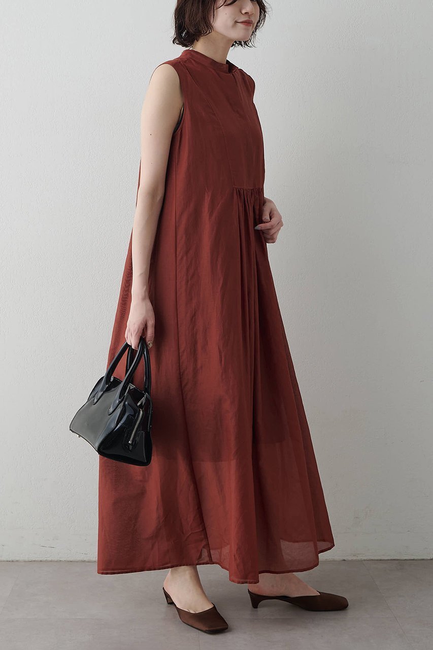 【ウィムガゼット/Whim Gazette】のシルクコットンギャザーワンピース 人気、トレンドファッション・服の通販 founy(ファニー) 　ファッション　Fashion　レディースファッション　Fashion for Women　ワンピース　Dresses　チュニック　Tunic Tops & Dresses　ギャザー　Gathered, Ruffled　シルク　Silk, 100% Silk　チュニック　Tunic, Long Top　ノースリーブ　Sleeveless, No-Sleeve　ロング　Long, Long-Length　新作・新入荷　New Arrivals / New In　other-4|ID: prp329100004922963 ipo3291000000036938992