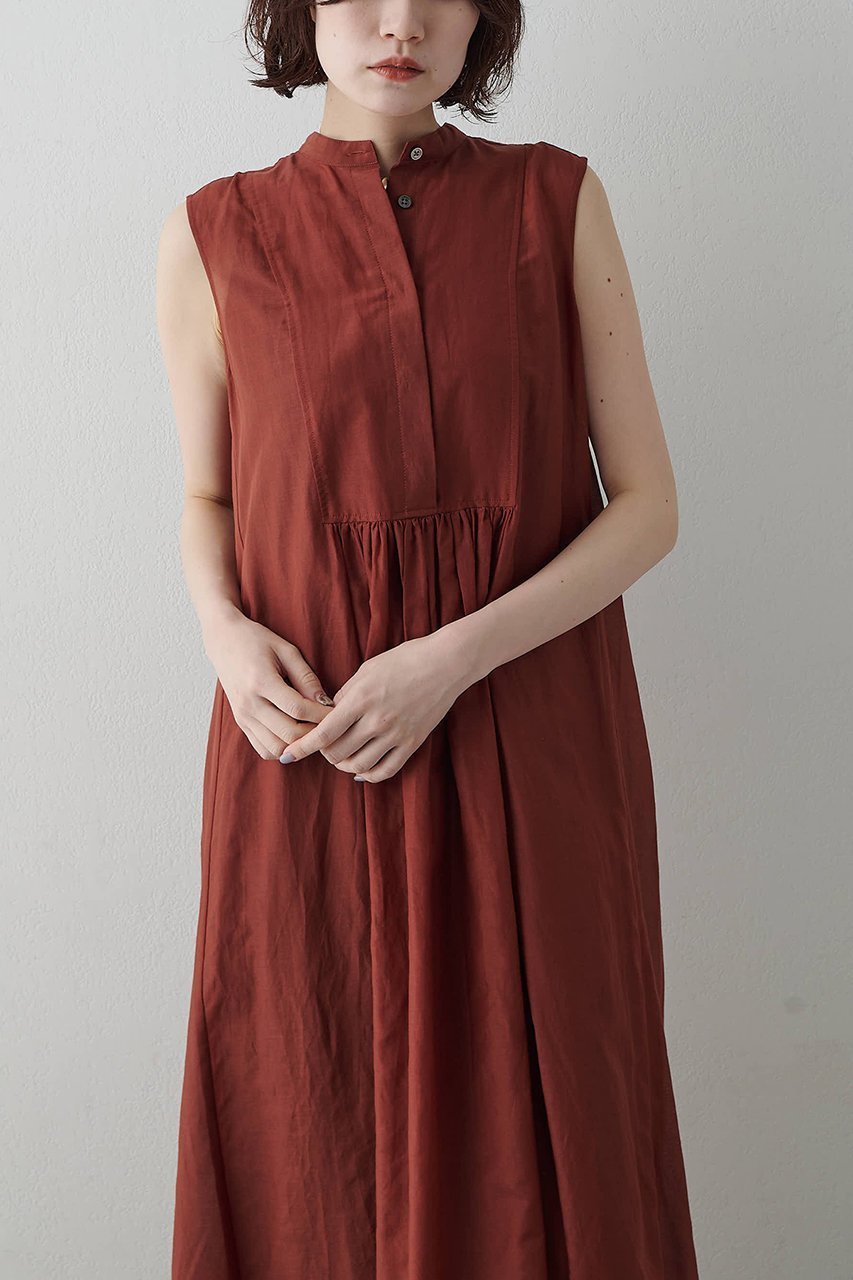 【ウィムガゼット/Whim Gazette】のシルクコットンギャザーワンピース 人気、トレンドファッション・服の通販 founy(ファニー) 　ファッション　Fashion　レディースファッション　Fashion for Women　ワンピース　Dresses　チュニック　Tunic Tops & Dresses　ギャザー　Gathered, Ruffled　シルク　Silk, 100% Silk　チュニック　Tunic, Long Top　ノースリーブ　Sleeveless, No-Sleeve　ロング　Long, Long-Length　新作・新入荷　New Arrivals / New In　other-6|ID: prp329100004922963 ipo3291000000036938997