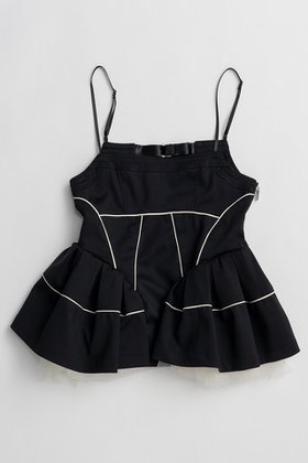 【メゾンスペシャル/MAISON SPECIAL】のPiping Peplum Tunic/パイピングペプラムチュニック 大人の最旬トレンドファッション＆コーディネート founy(ファウニー) ファッション Fashion レディースファッション Fashion for Women ワンピース Dresses チュニック Tunic Tops & Dresses なめらか Smooth, Silky Texture スポーティ Sporty, Casual Athletic スーツ Suit, Formalwear チュニック Tunic, Long Top バランス Balance, Style Balance パイピング Piping, Trim Design フォルム Silhouette, Form ペプラム Peplum, Flared Hem 新作・新入荷 New Arrivals / New In |ID:prp329100004922967