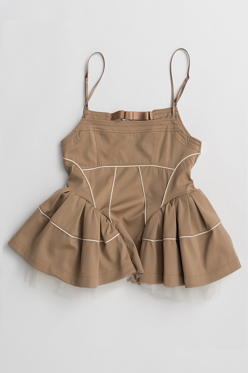 【メゾンスペシャル/MAISON SPECIAL】のPiping Peplum Tunic/パイピングペプラムチュニック インテリア・キッズ・メンズ・レディースファッション・服の通販 founy(ファニー) 　ファッション　Fashion　レディースファッション　Fashion for Women　ワンピース　Dresses　チュニック　Tunic Tops & Dresses　なめらか　Smooth, Silky Texture　スポーティ　Sporty, Casual Athletic　スーツ　Suit, Formalwear　チュニック　Tunic, Long Top　バランス　Balance, Style Balance　パイピング　Piping, Trim Design　フォルム　Silhouette, Form　ペプラム　Peplum, Flared Hem　新作・新入荷　New Arrivals / New In　BGE(ベージュ)|ID: prp329100004922967 ipo3291000000036939009