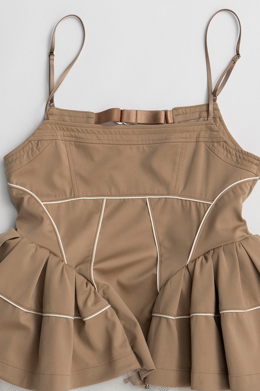 【メゾンスペシャル/MAISON SPECIAL】のPiping Peplum Tunic/パイピングペプラムチュニック 人気、トレンドファッション・服の通販 founy(ファニー) 　ファッション　Fashion　レディースファッション　Fashion for Women　ワンピース　Dresses　チュニック　Tunic Tops & Dresses　なめらか　Smooth, Silky Texture　スポーティ　Sporty, Casual Athletic　スーツ　Suit, Formalwear　チュニック　Tunic, Long Top　バランス　Balance, Style Balance　パイピング　Piping, Trim Design　フォルム　Silhouette, Form　ペプラム　Peplum, Flared Hem　新作・新入荷　New Arrivals / New In　other-2|ID: prp329100004922967 ipo3291000000036939011