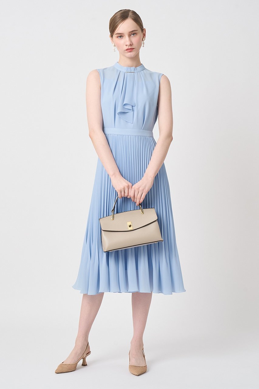 【アナイ/ANAYI】のシアードビープリーツノースリ ワンピース 人気、トレンドファッション・服の通販 founy(ファニー) 　ファッション　Fashion　レディースファッション　Fashion for Women　ワンピース　Dresses　チュニック　Tunic Tops & Dresses　シアー　Sheer, See-Through　スカーフ　Scarf, Neckwear　チュニック　Tunic, Long Top　プリーツ　Pleats, Pleated　メタル　Metal, Metal Parts　ロング　Long, Long-Length　エレガント 上品　Elegant　夏　Summer　新作・新入荷　New Arrivals / New In　春　Spring　秋　Autumn　羽織　Haori, Light Jacket　other-5|ID: prp329100004922971 ipo3291000000036939047