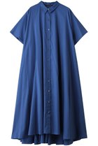 【ミズイロ インド/mizuiro ind】のhalf slv flare shirt OP ワンピース blue|ID: prp329100004922976 ipo3291000000036939084